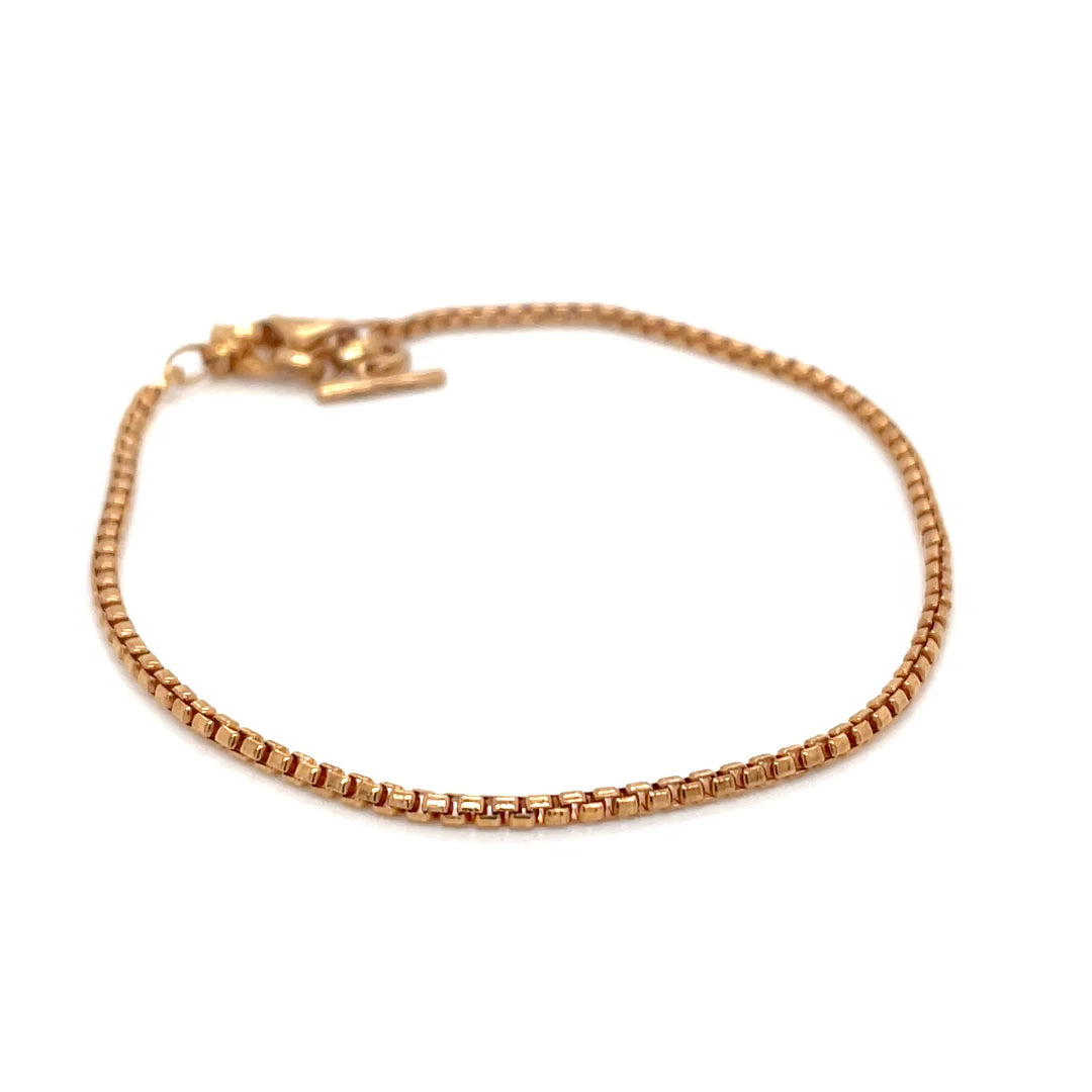 Thomas Sabo Fine Rose Gold Plated Silver Bracelet