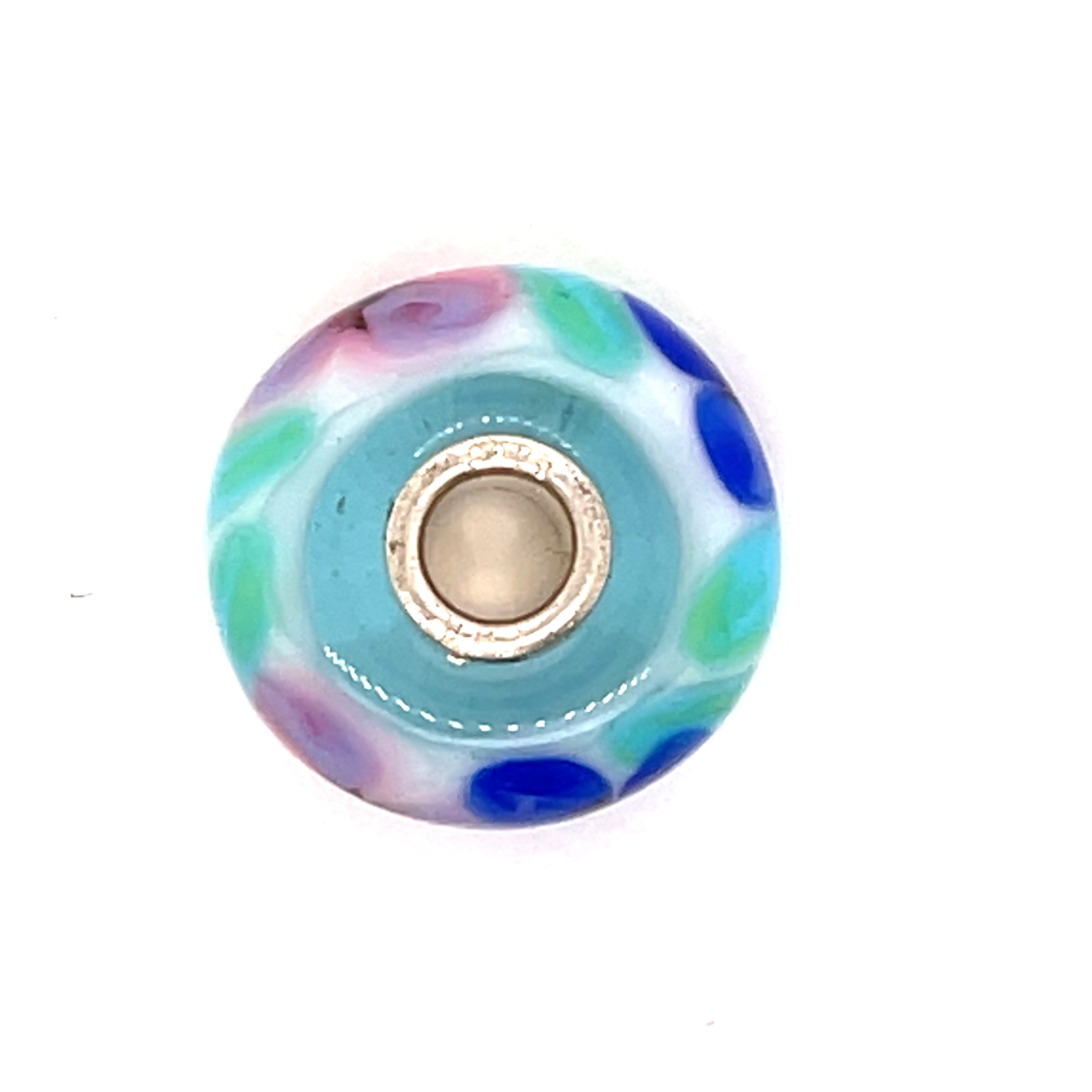 Trollbead French Anemone Glass Bead