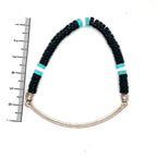 Thomas Sabo Silver Love Bridge Black Obsidian Bead Bracelet