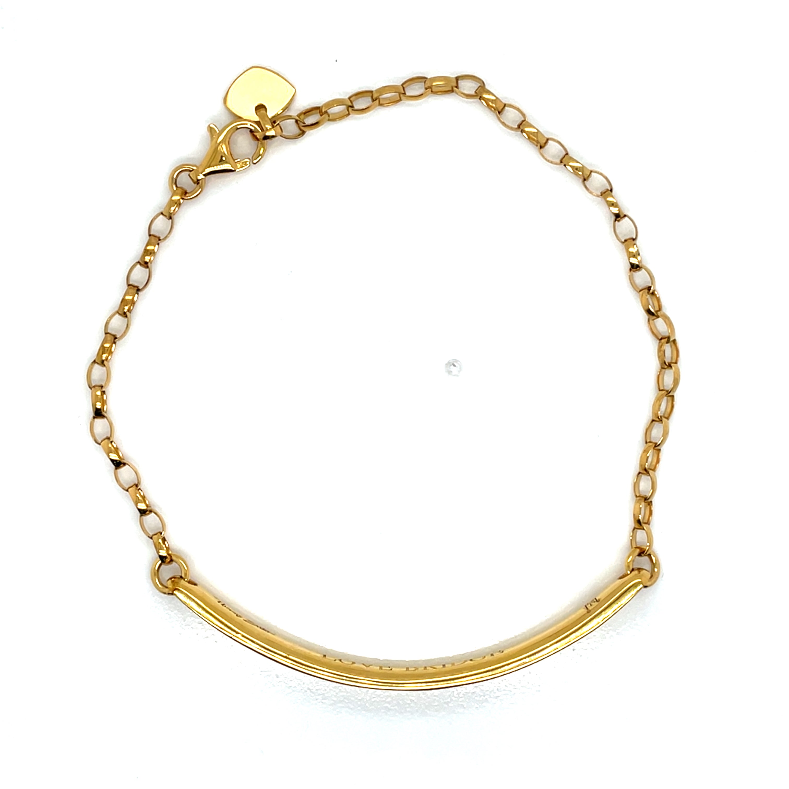 Thomas Sabo Gold Plated Love Bridge Bracelet