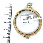 My iMenso Gold-Plated Plain Medallion