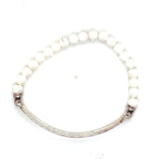 Thomas Sabo Bracelet Love Bridge White Agate Silver Bracelet