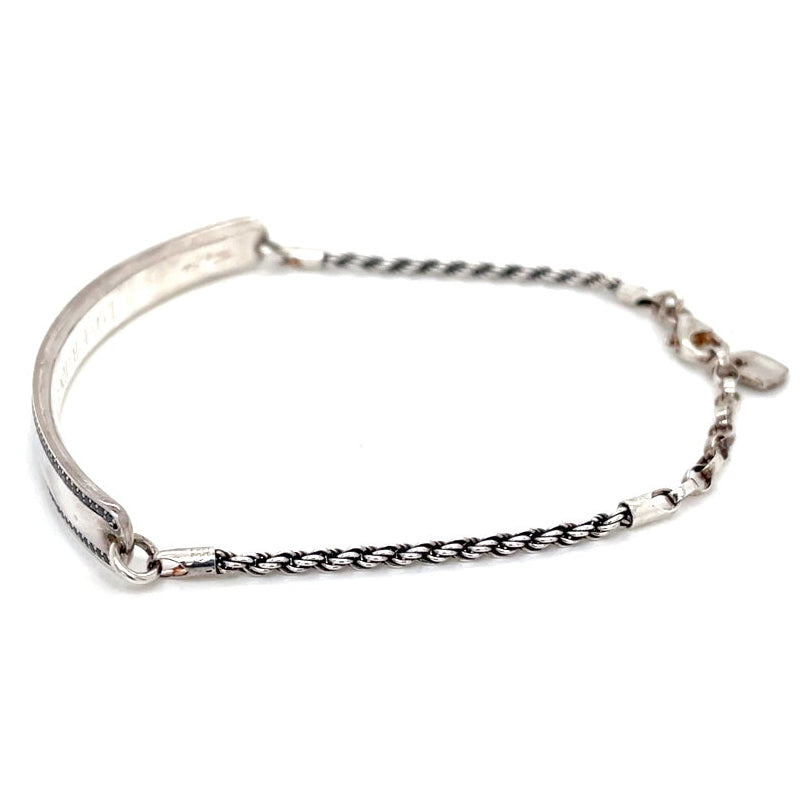 Thomas Sabo Love Bridge Sterling Silver Black Zirconia Bracelet