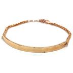 Thomas Sabo Sterling Silver Love Bridge Rose Gold Plated Bracelet