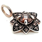 Thomas Sabo Brown CZ Marcasite Flower Pendant