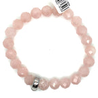 Thomas Sabo Charm Oval Rose Quartz Bead Bracelet (pixlecut)