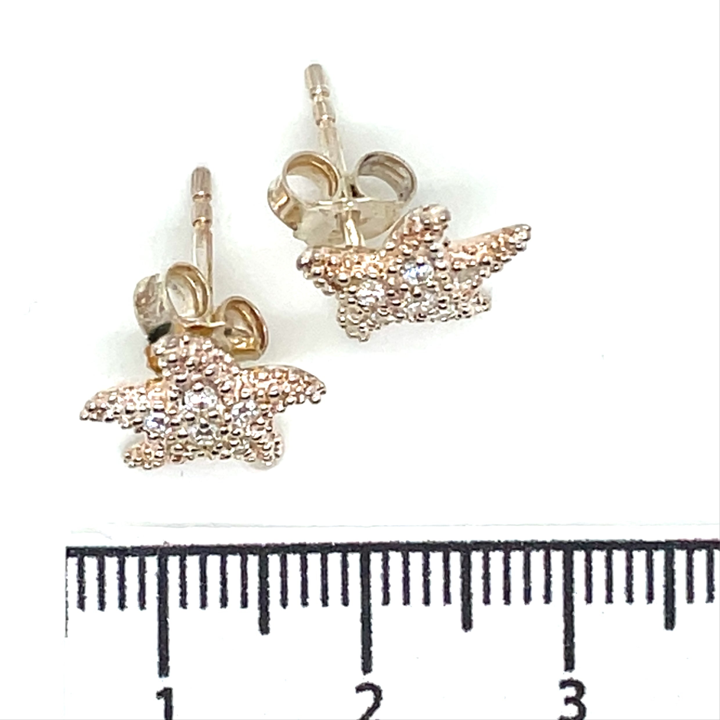 Thomas Sabo Silver Starfish Cubic Zirconia Stud Earrings