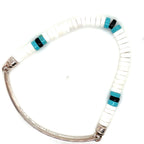 Thomas Sabo Love Bridge Silver Agate Obsidian Turquoise Ethno Bracelet