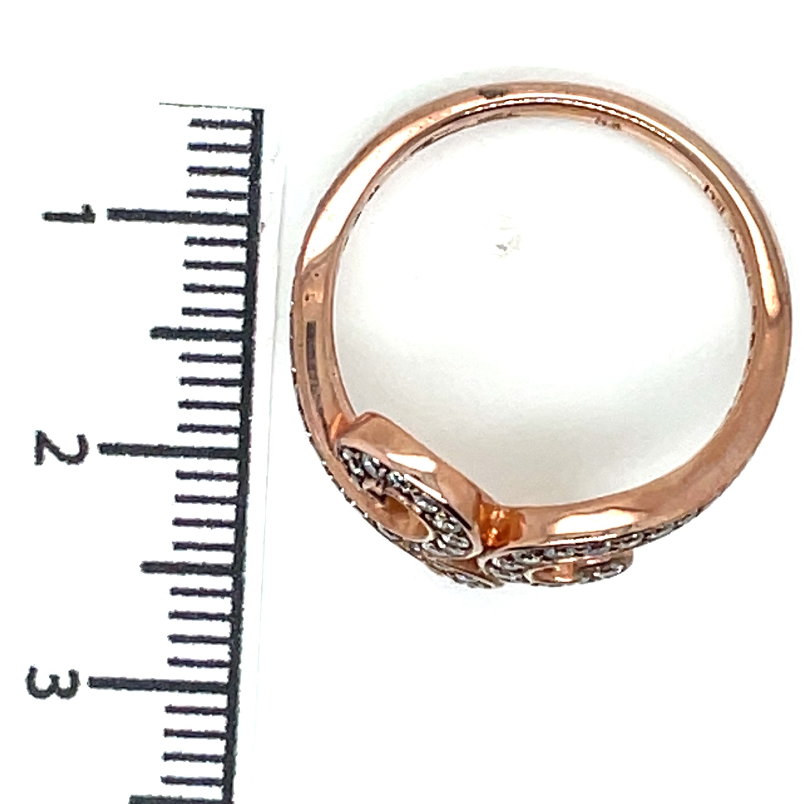 Thomas Sabo Rose Gold Plated and White Cubic Zirconia Ring