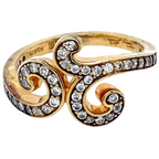 Thomas Sabo Gold Plated Cubic Zirconia Ring