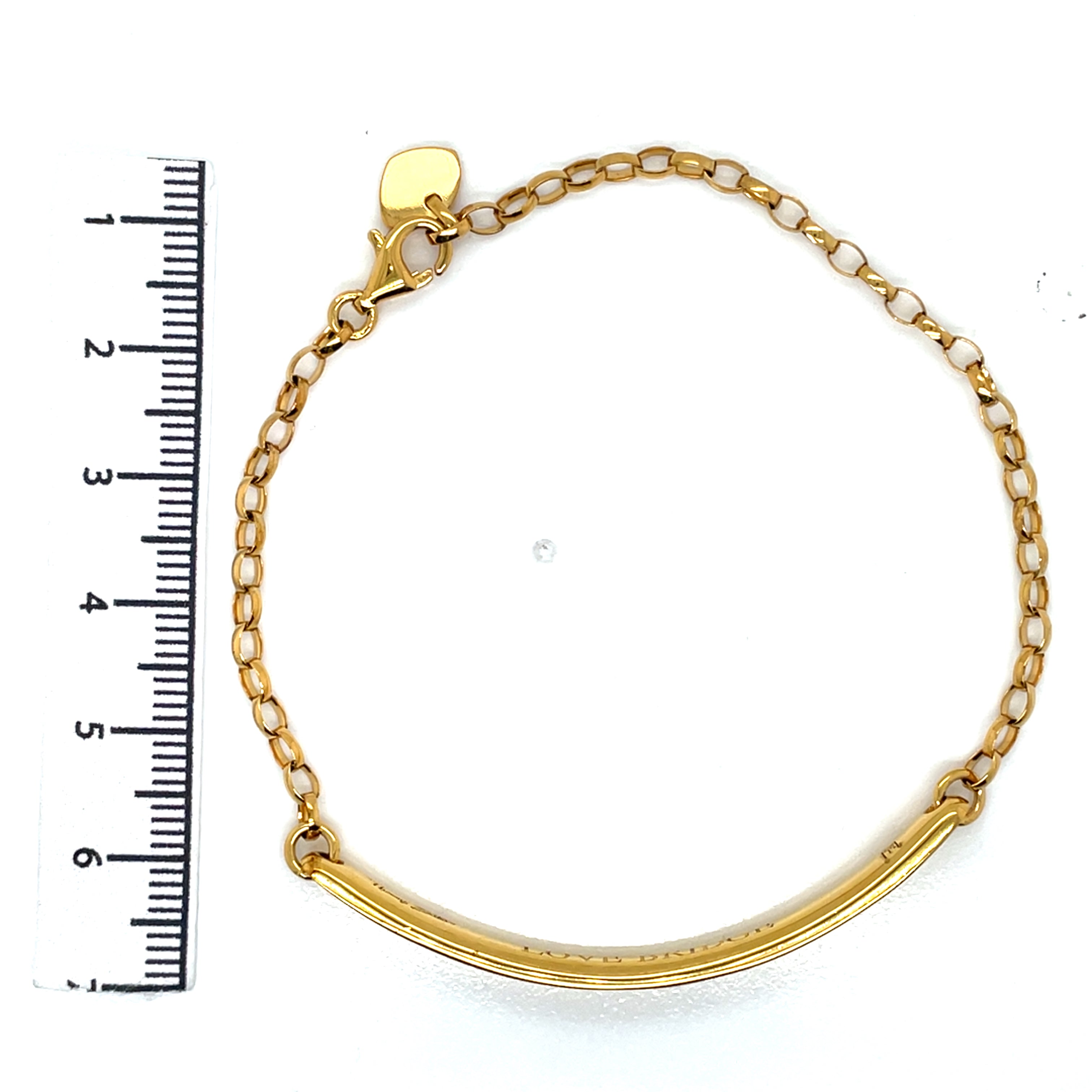 Thomas Sabo Gold Plated Love Bridge Bracelet