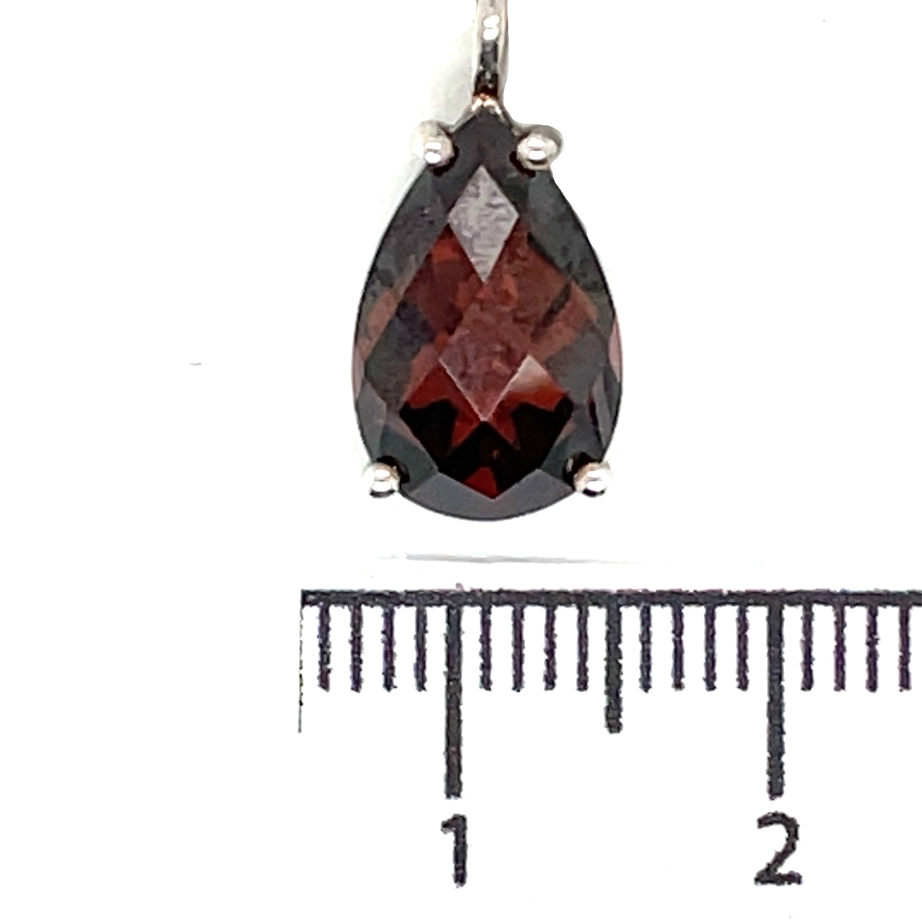 Thomas Sabo Silver Brown CZ Tear Drop Pendant