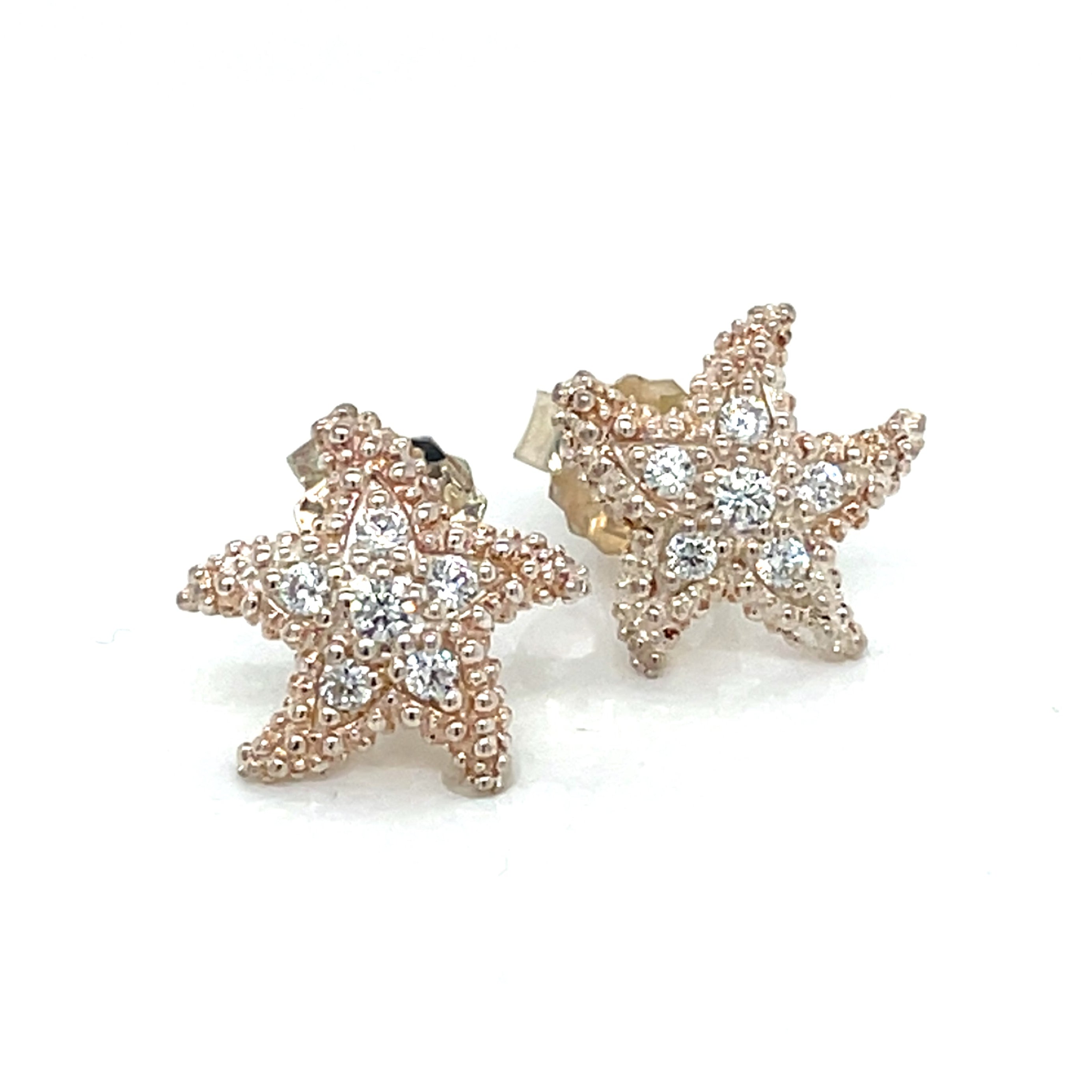Thomas Sabo Silver Starfish Cubic Zirconia Stud Earrings