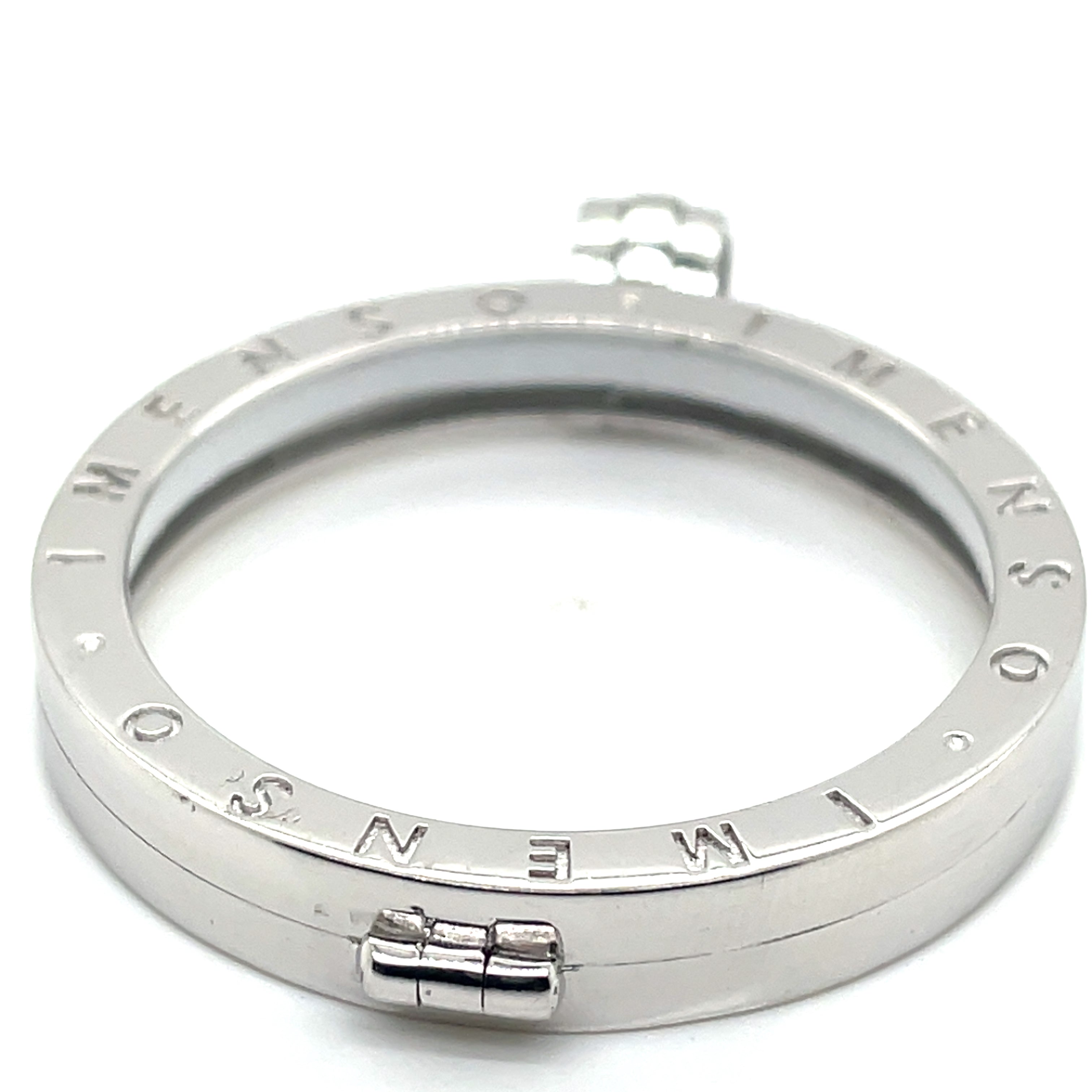 My iMenso Sterling Silver Plain Medallion