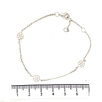 Thomas Sabo Silver Multi Cubic Zirconia Disc Bracelet