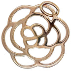 Thomas Sabo Silver Rose Gold Plated Flower Pendant