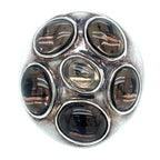 Thomas Sabo Sterling Silver Smoky Quartz Ring (edit photos)