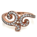 Thomas Sabo Rose Gold Plated and White Cubic Zirconia Ring