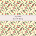 Laura Ashley Silver Riverly Ditsy Guilloche Flower Necklace