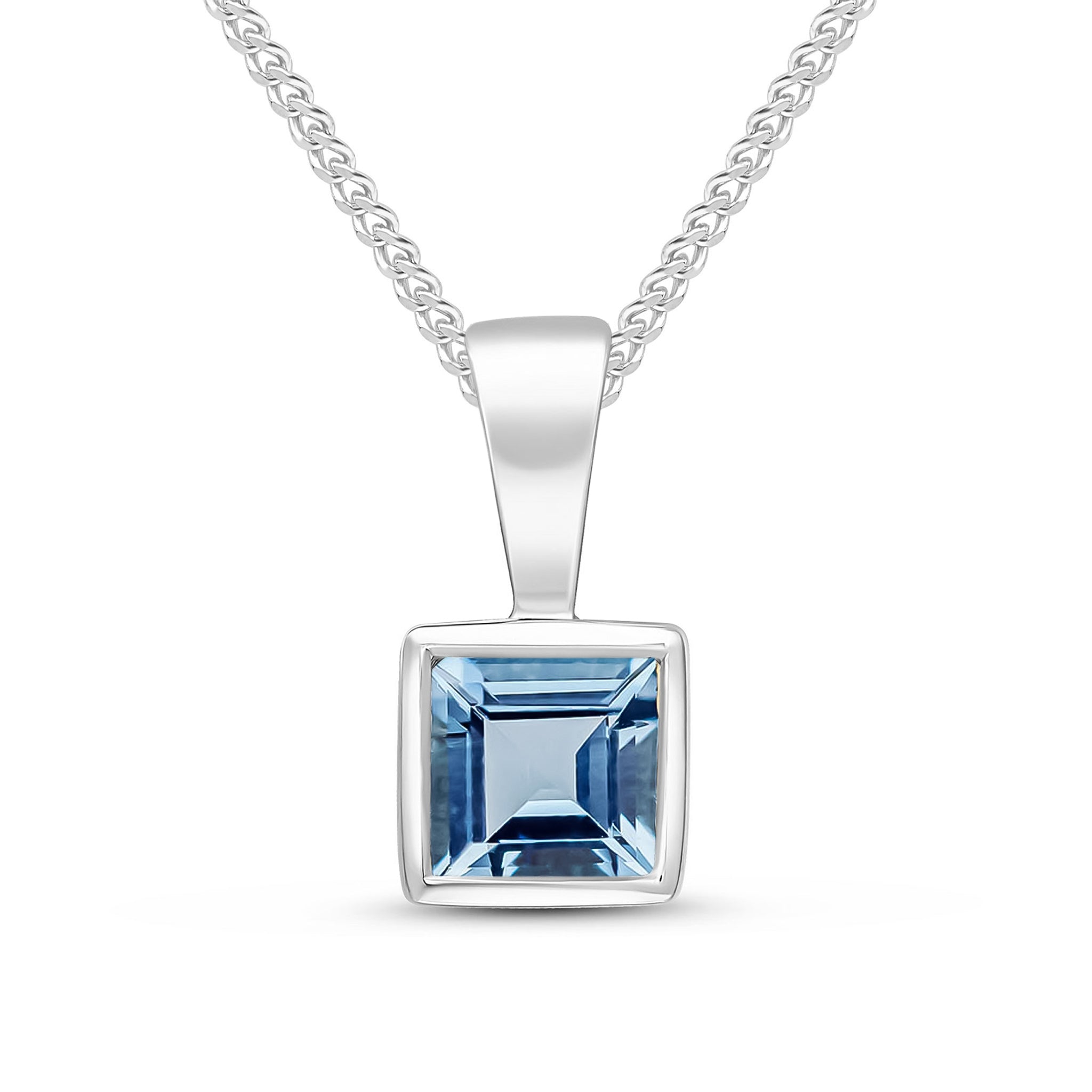 9wg.4mm Square Aquamarine Pend R Oval