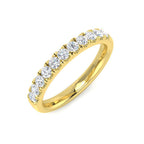 18ct Yellow Gold Round Lab Grown Diamond Ring 1