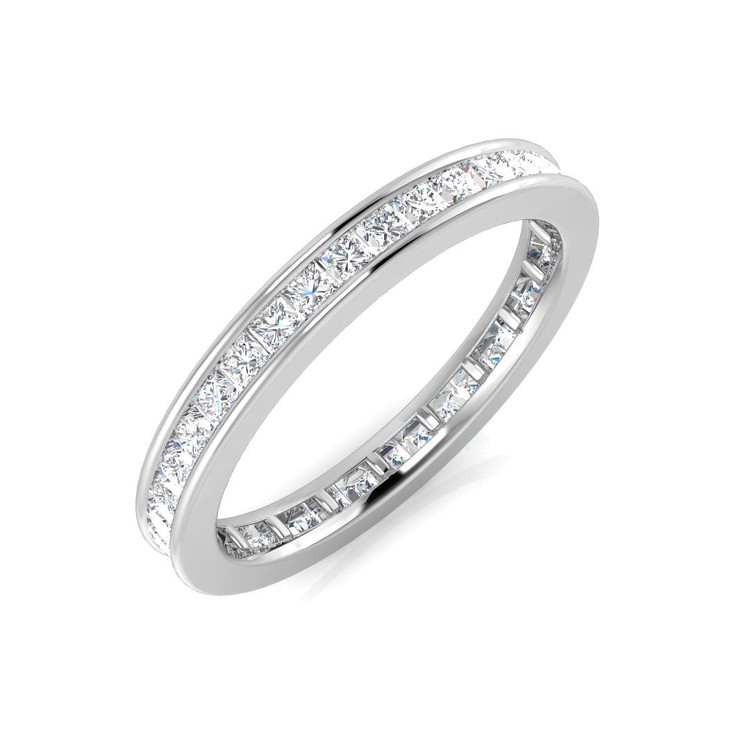 18ct White Gold Princess Diamond Ring 1