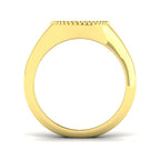9ct Yellow Gold Round Lab Grown Diamond Ring 2