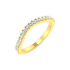 9ct Yellow Gold Round Diamond Ring 1