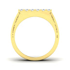 9ct Yellow Gold Round Lab Grown Diamond Ring 2