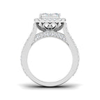 9ct White Gold Round Lab Grown Diamond Ring 2