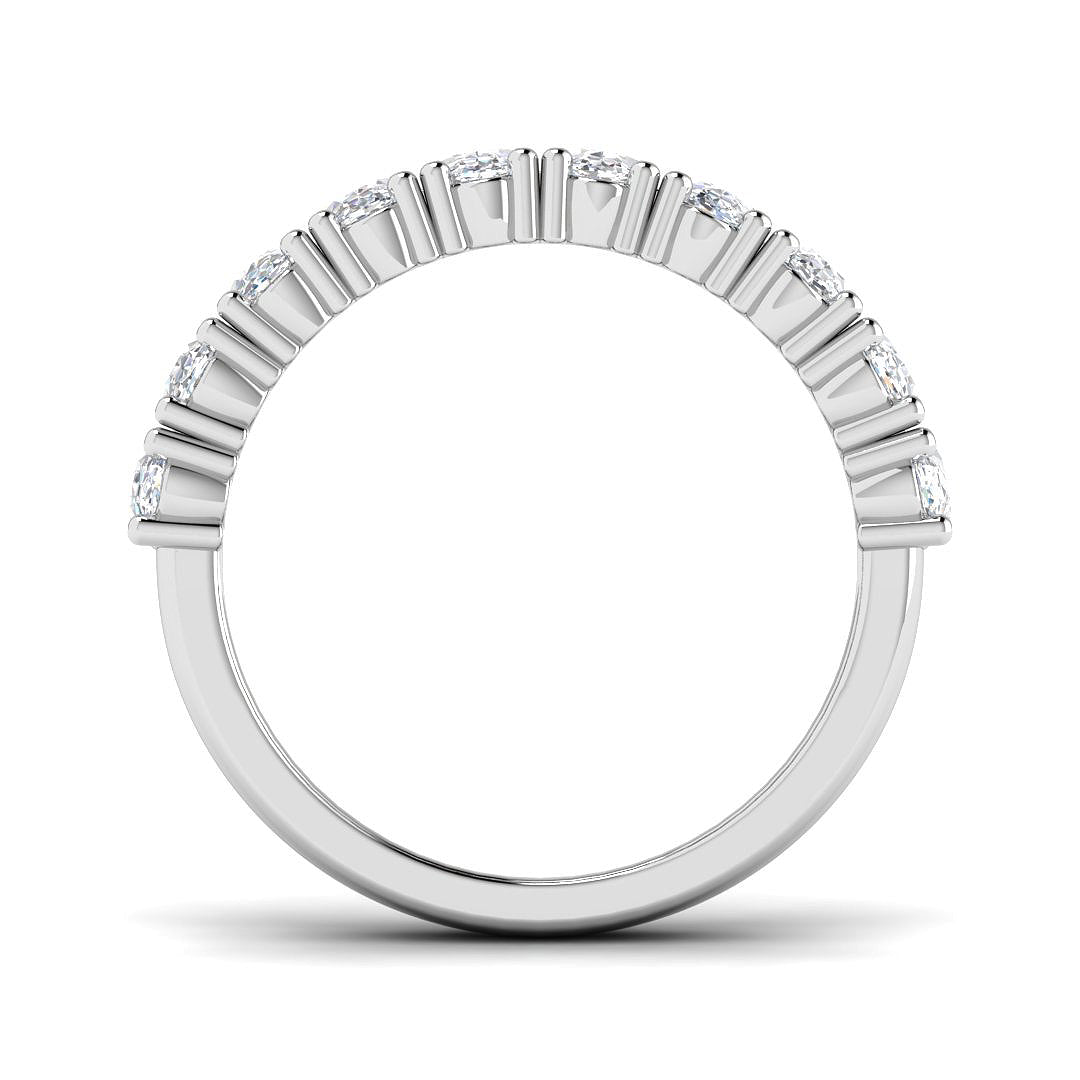 Platinum Oval Lab Grown Diamond Ring 2