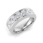 Platinum Round Lab Grown Diamond Ring 1