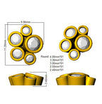 9ct Yellow Gold Round Lab Grown Diamond Earrings 2