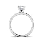 Platinum Pear Lab Grown Diamond Ring 2