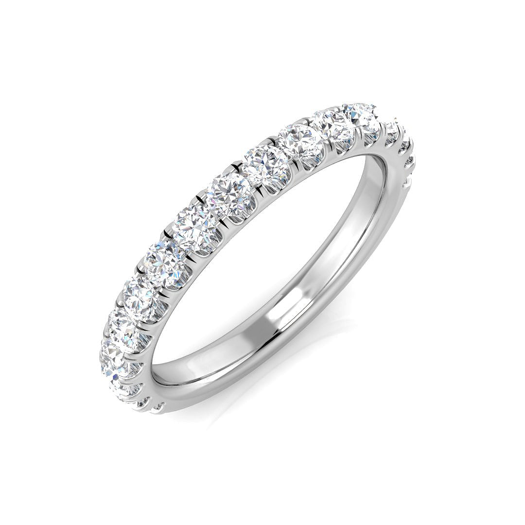 Platinum Round Lab Grown Diamond Ring 1