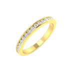 9ct Yellow Gold Round Diamond Ring 1