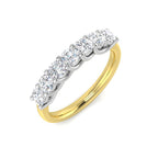 9ct Yellow Gold Round Lab Grown Diamond Ring 1