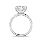 Platinum Heart Lab Grown Diamond Ring 2