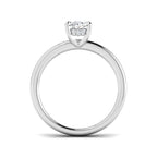 9ct White Gold Oval Lab Grown Diamond Ring 2