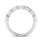 9ct White Gold Emerald Cut Lab Grown Diamond Ring 2