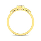 9ct Yellow Gold Round Cvd Old Cut Ring 2