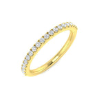 18ct Yellow Gold Round Lab Grown Diamond Ring 1