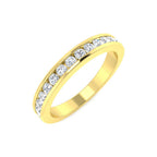 9ct Yellow Gold Round Diamond Ring 1