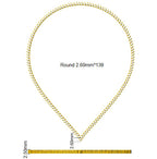 9ct White Gold Round Lab Grown Diamond Necklace 2