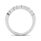 9ct White Gold Oval Lab Grown Diamond Ring 2