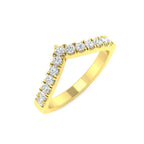 9ct Yellow Gold Round Lab Grown Diamond Ring 1