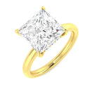 18ct Yellow Gold Princess Lab Grown Diamond Ring 1