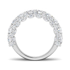 9ct White Gold Oval Lab Grown Diamond Ring 2