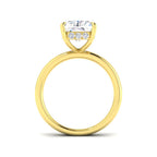9ct Yellow Gold Radiant Lab Grown Diamond Ring 2