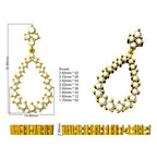 9ct Yellow Gold Round Lab Grown Diamond Earrings 2